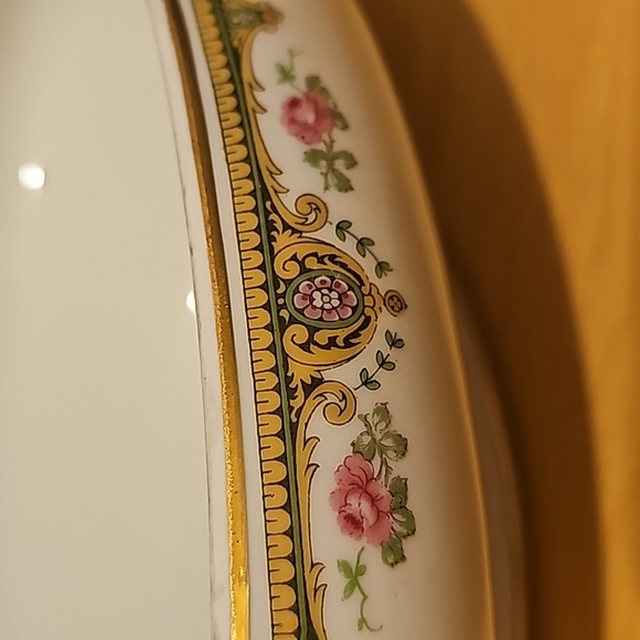 Vintage Michelaud Limoges Made in France 13 inch lidded serving dish - Picture 7 of 13